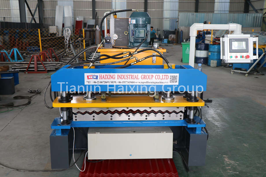 corrugated sheet roof roll forming machine