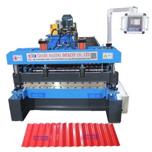 corrugated steel panel roll forming machine