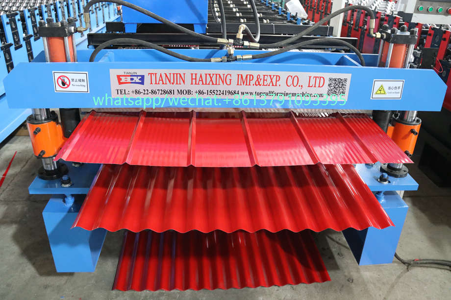 double layer roof metal machine